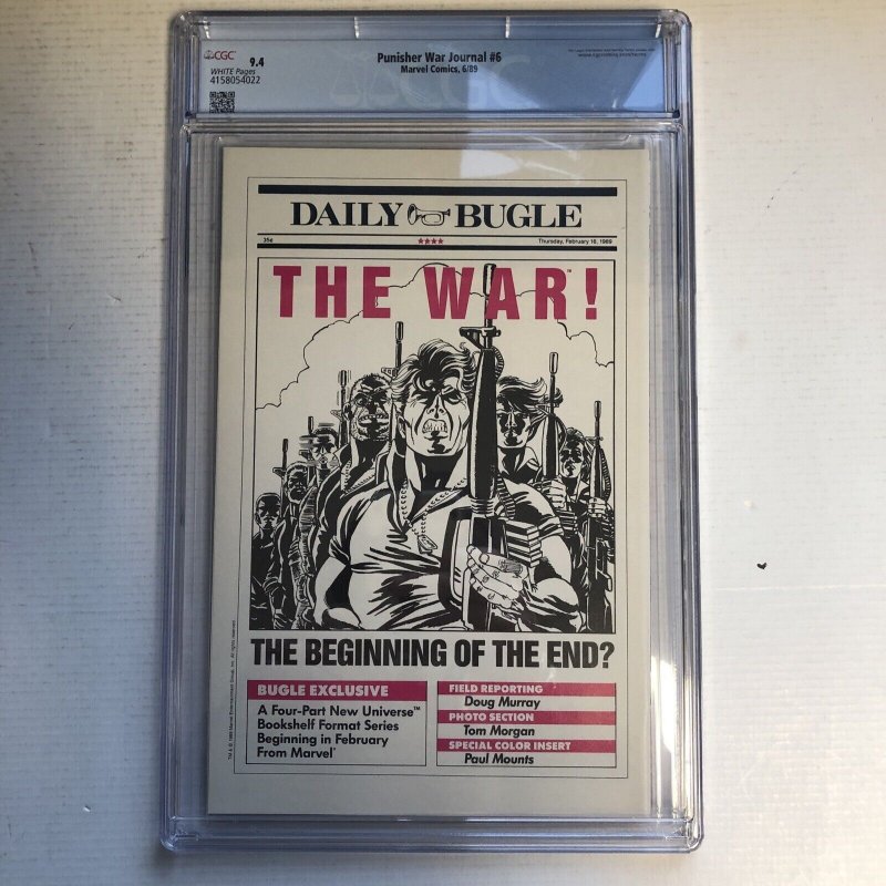 the punsisher war journal CGC 9.4
