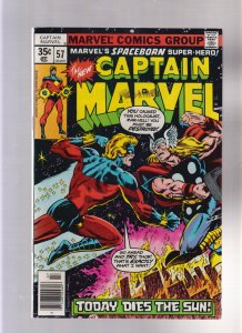 Captain Marvel #57 - Star Burst! (6.0) 1978