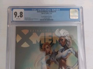 Extraordinary X-Men #1 J Scott Campbell Variant - 2016 - CGC 9.8