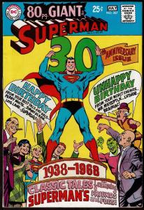 Superman #207 (Jun 1968, DC) 80-Page Giant VF