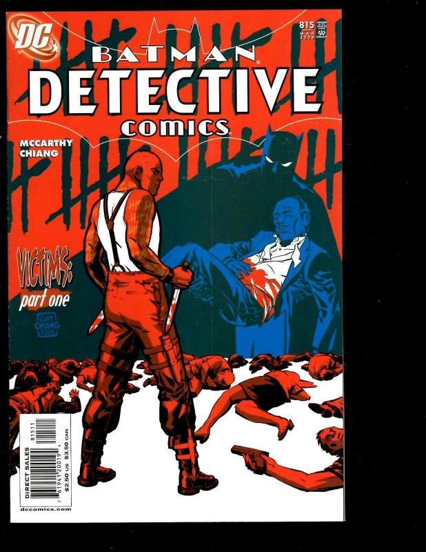 13 Detective Comics DC #811 812 813 814 815 816 817 818 819 820 830 829 800 SM11