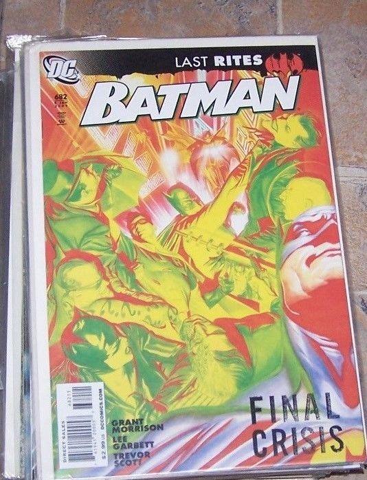 Batman #682 (Jan 2009, DC) FINAL CRISIS LAST RITES RIP GRANT MORRISON