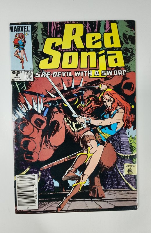 Red Sonja #8 Newsstand Edition (1985)