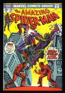 Amazing Spider-Man #136 VF+ 8.5 Off White to White Classic Green Goblin Cover!