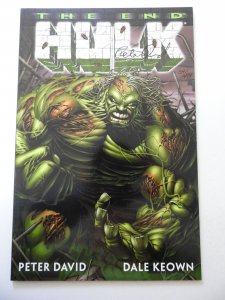 Hulk: The End (2002) Signed by Peter David W/ COA NM Condition