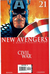 New Avengers #21 Civil War  NM+