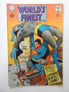 World's Finest Comics #180 (1968) VG Condition Moisture stain