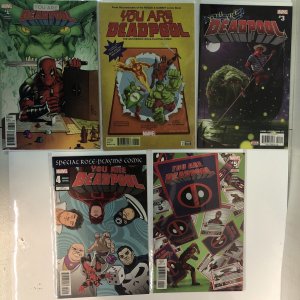 You Are Deadpool (2018) Starter Consequential Set # 1-5 (VF/NM) Marvel Comics