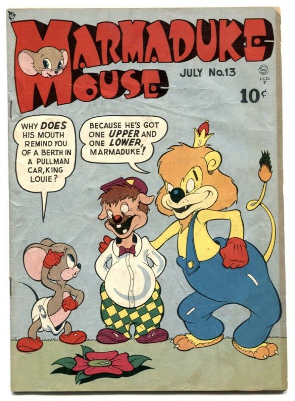 Marmaduke Mouse #13 1949- Golden Age Funny Animals VG-