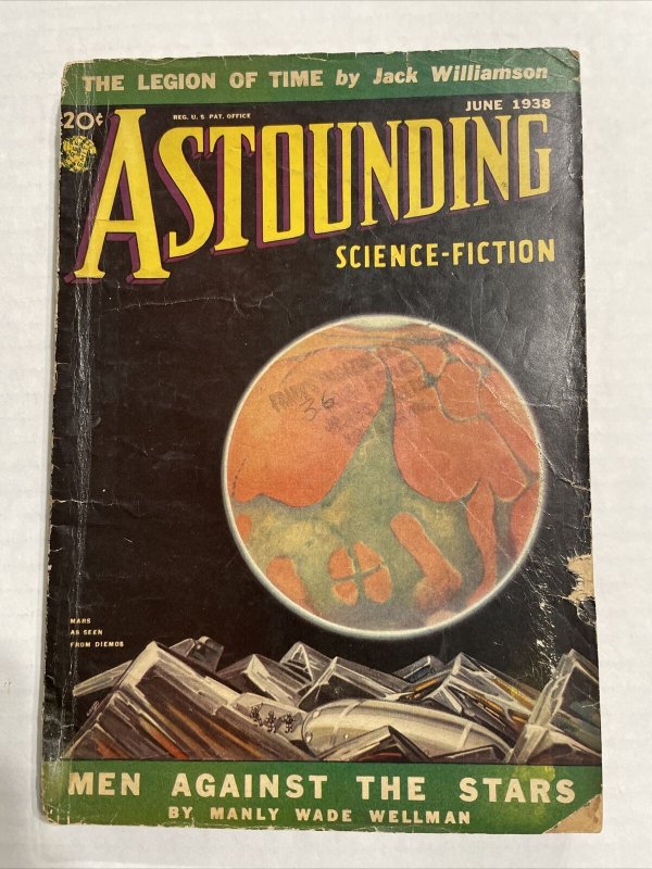 Astounding Science Fiction Pulp June 1938 Volume 21 #4 Fair/Good