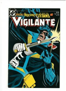 Vigilante #20 VF+ 8.5 DC Comics 1985 Marv Wolfman Nightwing app.