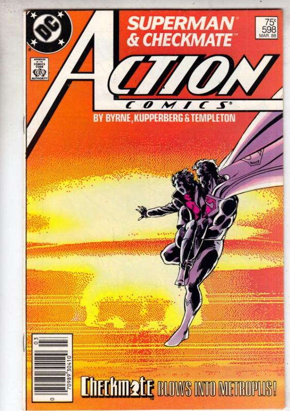 Action Comics #598 (Mar-88) NM- High-Grade Superman