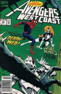 Avengers West Coast #84 (Newsstand) GD ; Marvel | low grade comic Spider-Man Spi