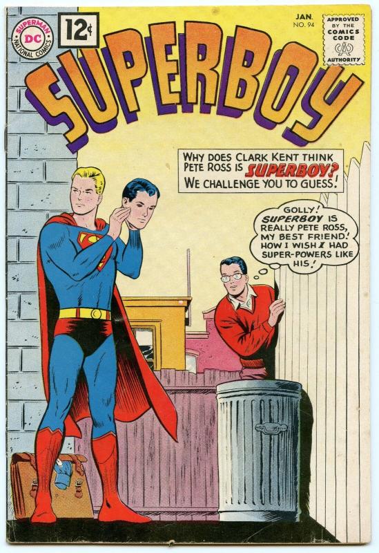 Superboy 94 Jan 1962 VG-FI (5.0)