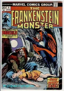 FRANKENSTEIN #9, FN+, Monster of, vs Dracula, Buscema, 1973, Bronze age Horror 
