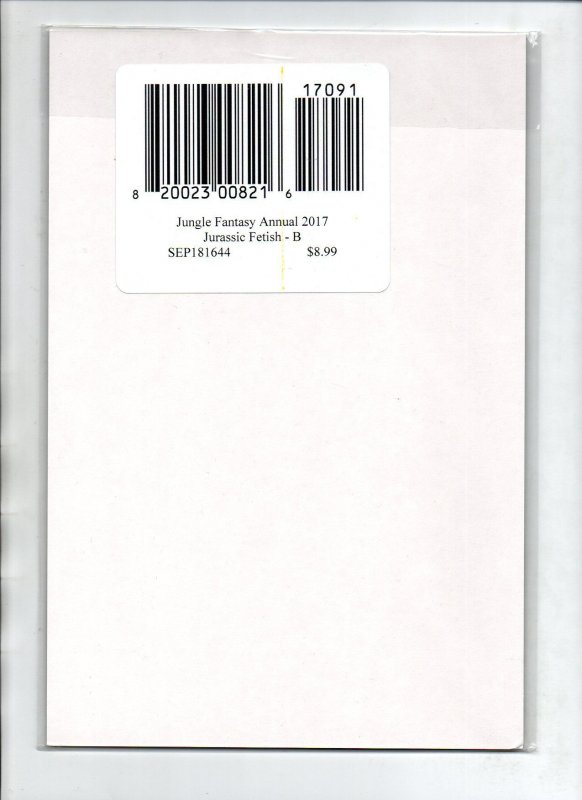 Jungle Fantasy Annual Jurassic Fetish B Variant - 2017 - NM