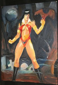 Vampirella Full Figure Painted Art by Unknown