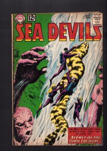Sea Devils #9 - RUSS HEATH COVER + INT! (3.0/3.5) 1963
