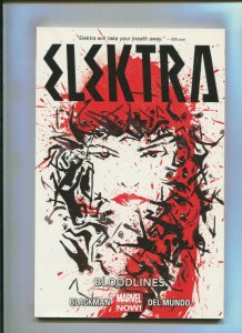 ELEKTRA VOL. 1 TPB (8.0) BLOODLINES, SOFTCOVER!! 2014