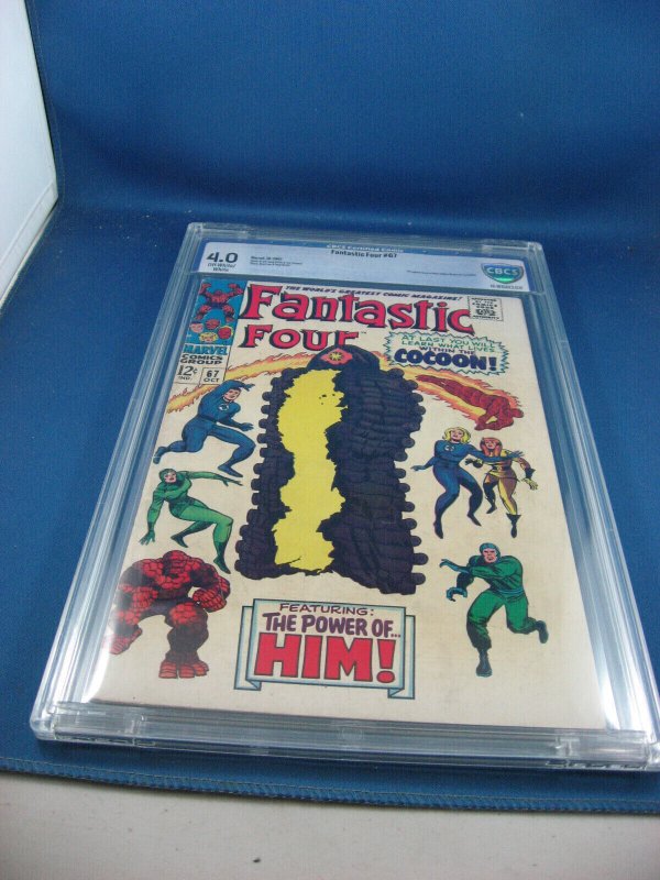 FANTASTIC FOUR 67 CBCS 4.0 FIRST HIM WARLOCK 1967