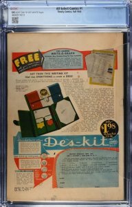 All Select Comics #1 Timely Comics 1943 CGC 2.0 Captain America