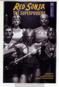 RED SONJA THE SUPERPOWERS (2020 DYNAMITE) #1 VARIANT 1:25 YOON B&W INCV G32072