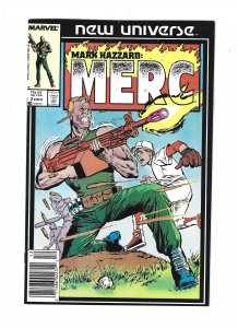 Mark Hazzard: Merc #1 through 5 Newsstand Edition (1986)