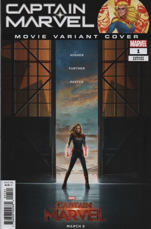 Captain Marvel #1 Movie Variant Cover