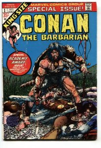 CONAN THE BARBARIAN ANNUAL #1 comic book 1973 Marvel