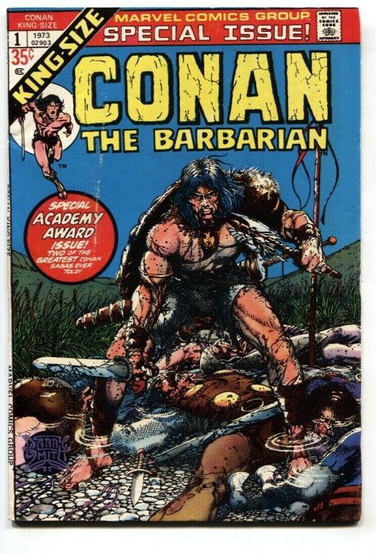 CONAN THE BARBARIAN ANNUAL #1 comic book 1973 Marvel