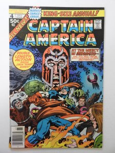 Captain America Annual #4 (1977) VF Condition!