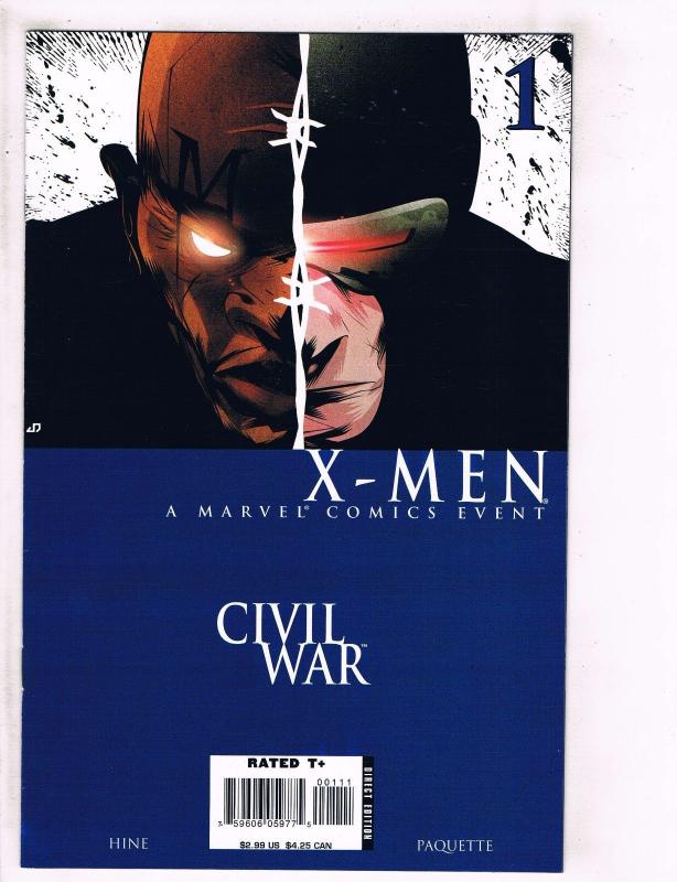 X-Men Civil War # 1 NM 1st Print Marvel Comic Book Wolverine Gambit Storm J111