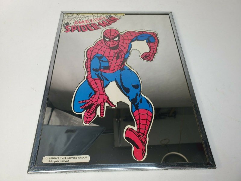 Amazing Spider-Man Mirror 1978 Rare Vintage Collectable