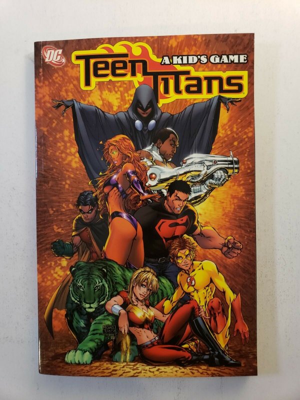 TEEN TITANS A KIDS GAME TPB SOFT COVER 3RD PRINT DC GRAPHIC NOVEL VF+ 