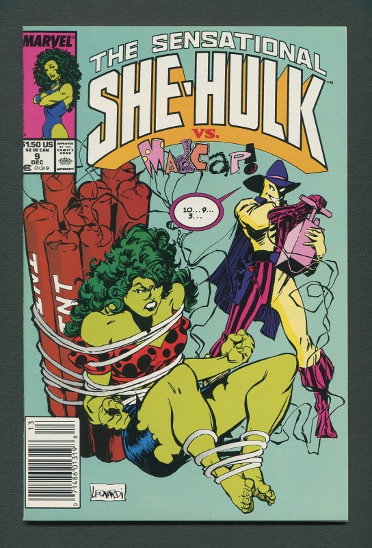 She-Hulk #9  /  9.6 NM+ - 9.8 NM-MT   Newsstand  December 1989