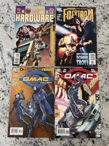 4 DC Comic Books OMAC # 2 3 + Firestorm # 19 + Hardware #19 Batman Flash 18 J860