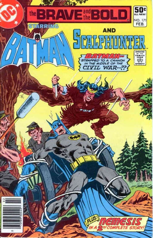 Brave and the Bold, The #171 (Newsstand) FN ; DC | Batman Scalphunter 1981