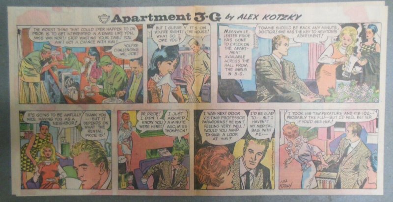 (32) Apartment 3-G Pages by Alex Kotzky from 1967 Thirds: 7.5 x 15 in