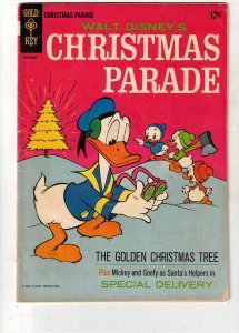 Walt Disney's Christmas Parade #4 VG Affordable-Grade Scrooge, Donald !
