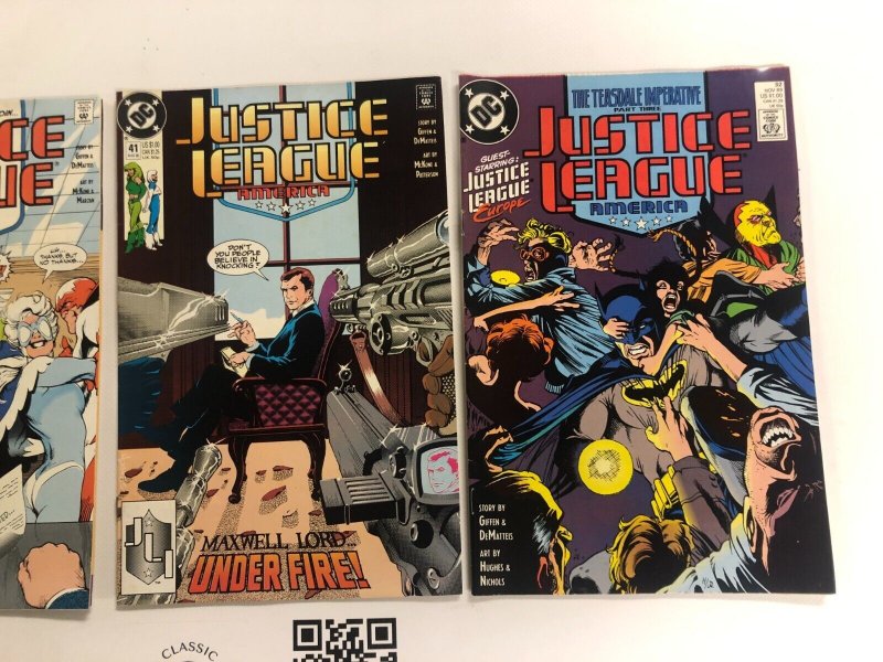 3 Justice League DC Comic Books #32 41 42  Batman Superman  Flash 1 KE2