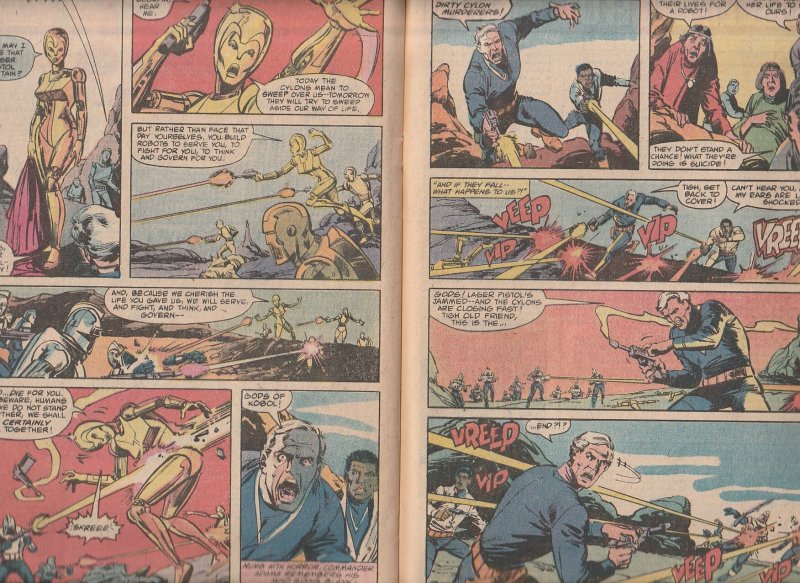 Battlestar Galactica(Marvel) # 8   Body Guarding a stranger !