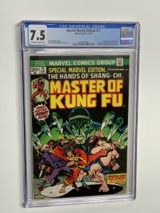 Special marvel edition 15 CGC 7.5 0w/WP Marvel 1st Shang-Chi