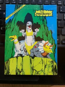 1987 TRANSFORMERS Comics Magazine Digest #4 FVF 7.0 Dinobots! / Marvel Comics