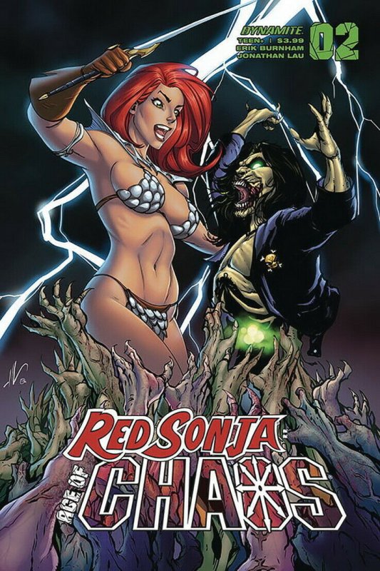 RED SONJA AGE OF CHAOS (2019 DYNAMITE) #2 All 13 Covers PRESALE-02/19