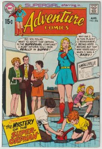 Adventure Comics #396 (Aug 1970, DC), VG condition (4.0), Supergirl stars