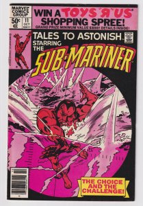 Marvel Comics! Tales to Astonish starring the Sub-Mariner! Issue #11!