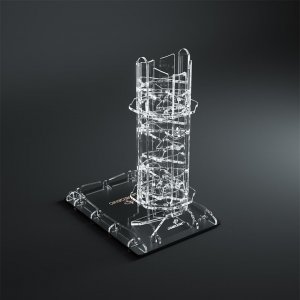 Crystal Twister Premium Dice Tower by Gamegenics