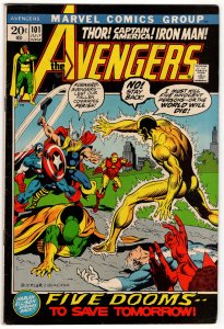 THE AVENGERS #101 High Grade Bronze Age MARVEL
