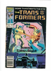 Transformers #24 Marvel Comics 1987 GD+ 2.5 Optimus vs Megatron ROUGH SHAPE 