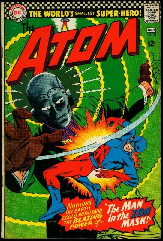 The Atom #25 1966- Man in the Ion Mask- Gil Kane VG+